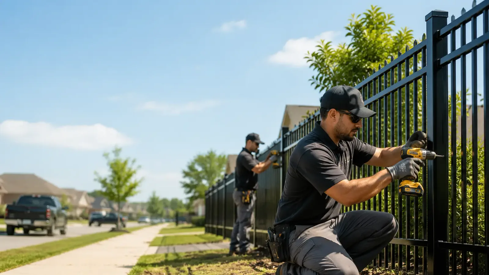 Metal Fence Installation in Lansing, OH